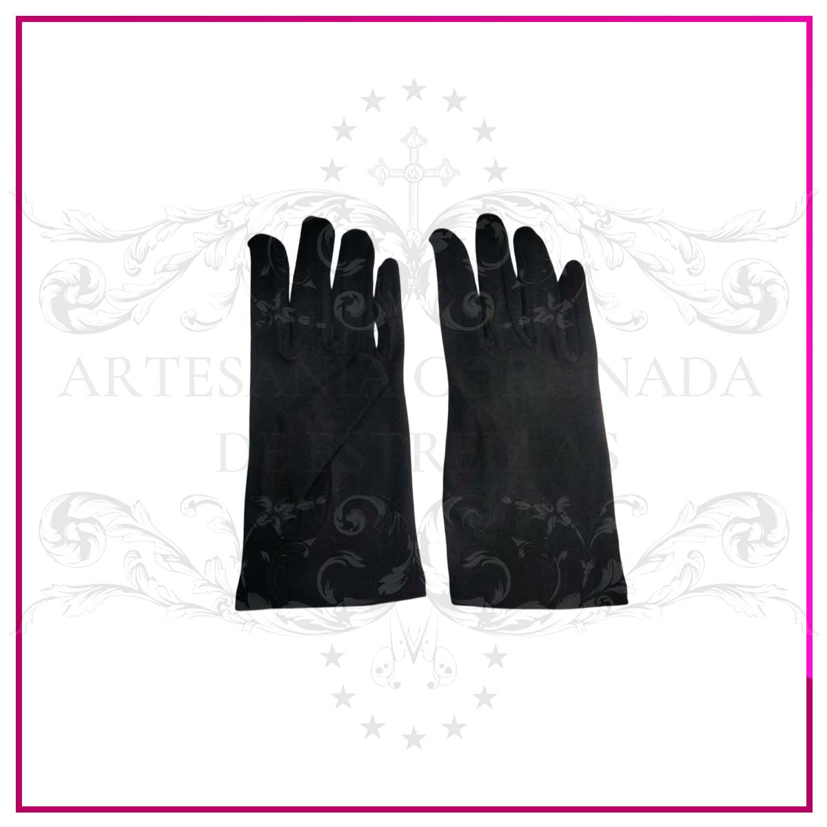 Guantes de Algodón para Nazareno Color Negro