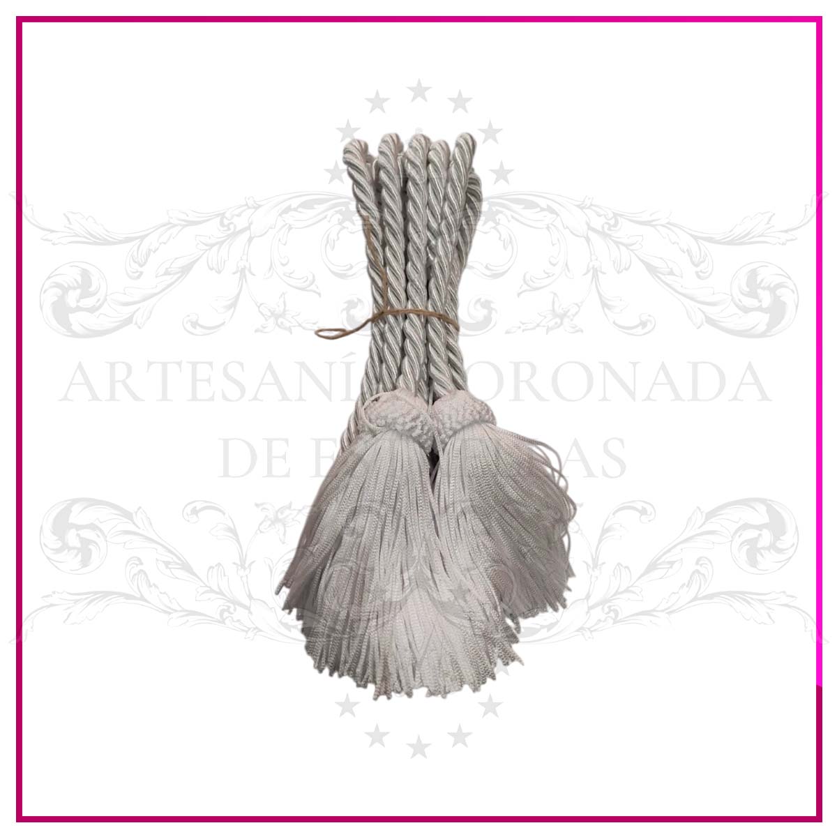 Cíngulo Blanco Flecos Lisos